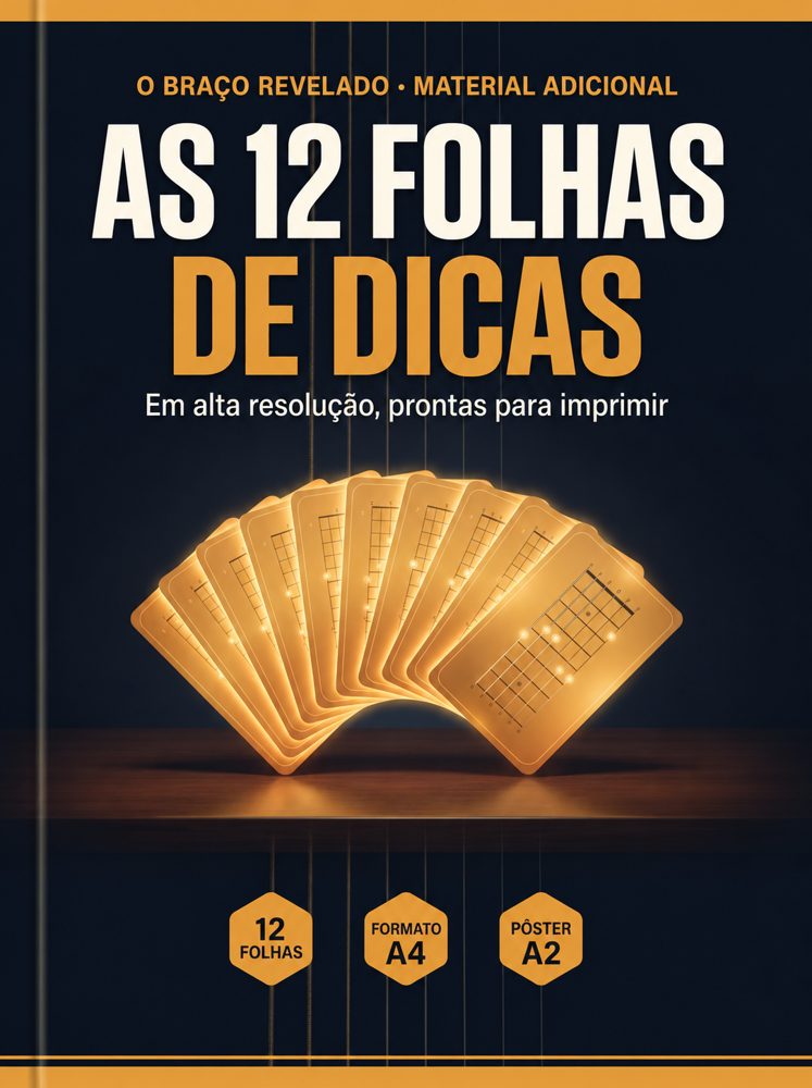12 folhas de dicas + pôster